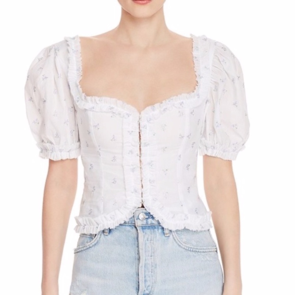 NEW For Love and Lemons Delilah Crop Top ⚡ - Picture 9 of 16